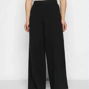 Banana republic wide leg knit black pants